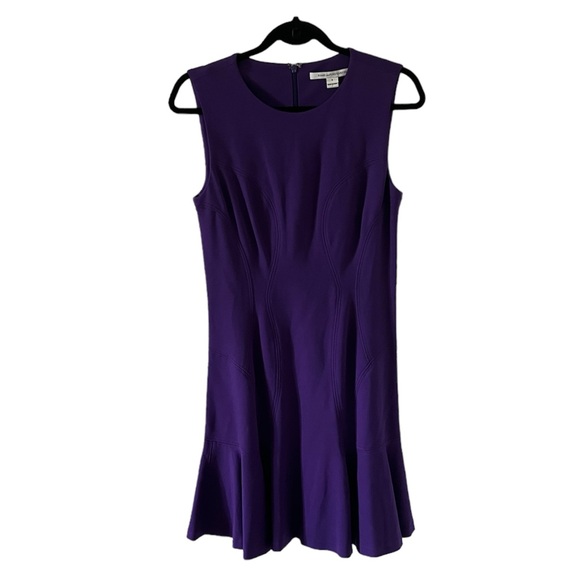 Diane von Furstenberg Jaelyn Purple Dress NWOT - Picture 2 of 10